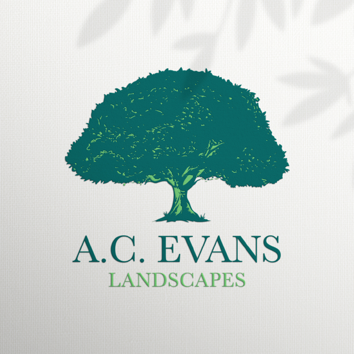 AC Evans Landscapes Logo Design