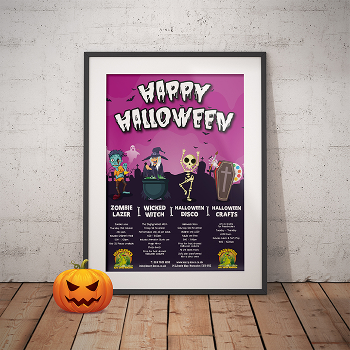 Krazy Krocs Halloween Poster